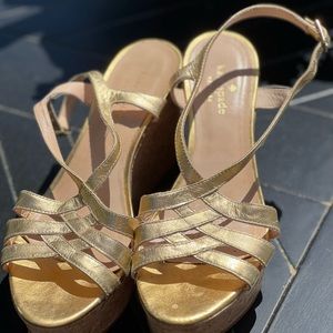 Kate Spade New York cork wedge sandal size 8